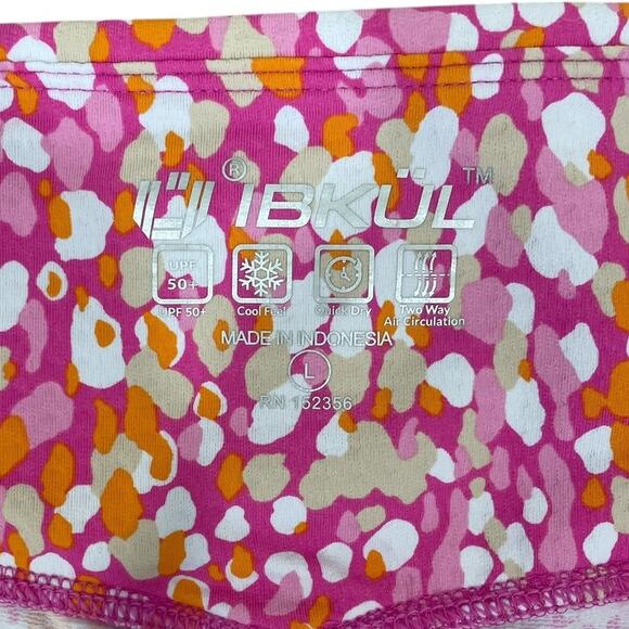 IBKUL Zip Neck Tennis Dress With Shorts UPF 50+ Sleeveless Size Large Pickleball - Picture 14 of 16